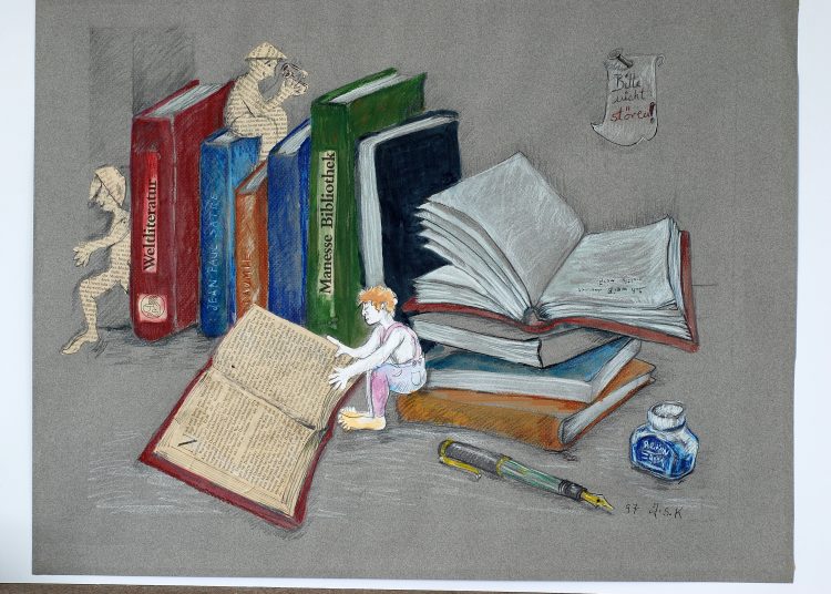 Collagen in der Bücherrei